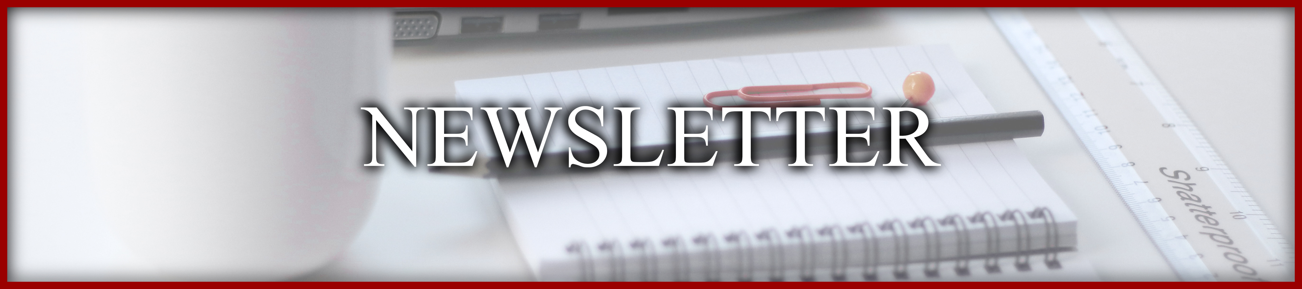 Newsletter banner